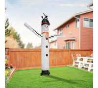czyuRachel Bonhomme de neige gonflable avec ventilateur Blanc 3 m