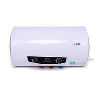 czyuRachel Chauffe-eau électrique 120 l - Chauffe-eau - 2 kW - Chauffe-eau horizontal - À suspendre - Avec douchette à main 30-75 °C - Blanc