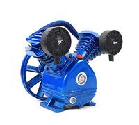 CzyuRachel Compresseur air 3hp 2,2 kW style V 2 pistons à deux cylindres tête de pompe cylindre piston outil moteur tête avec filtre à air et silencieux 250 l/min