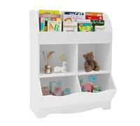 czyuRachel Étagère pour chambre d'enfant, avec 4 compartiments de rangement et 2 compartiments ouverts, organisateur de jouets ouvert, étagère de rangement pour salon, chambre à coucher, chambre
