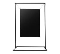 czyuRachel Panneau de bienvenue pour mariage, avec base de cadre rectangulaire et chaînes suspendues pour décorations de mariage, fêtes d'anniversaire (75 x 50 x 110 cm)