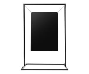 czyuRachel Panneau de bienvenue pour mariage, avec base de cadre rectangulaire et chaînes suspendues pour décorations de mariage, fêtes d'anniversaire (75 x 50 x 110 cm)