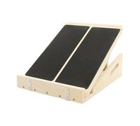Czyurachel Planche inclinée 2 en 1 en bois pour l'étirement et l'équilibre du mollet, planche oblique de physiothérapie, planches inclinées pour genoux, chevilles, talons, pieds, jambes