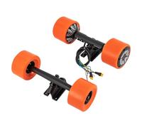 czyuRachel Speed Skateboarding Équipement de skateboard 250 W Kit double moteur pour skateboard électrique DIY Brushless Hub Kit de moteur de rechange pour roue de skateboard Orange