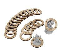 CZYY Lot de 106 marqueurs effet bois pour Donjons et Dragons, Pathfinder et RPG Miniatures