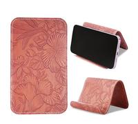 Czzmy Flex Flap - Support flexible pour téléphone portable pour avion et tablette, pour voler, voyager, vol, appels vidéo, livres (1-sculpté marron)