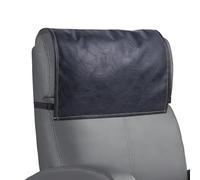 Czzmy Housse d'appui-tête en Similicuir pour Fauteuil inclinable - Housse de Protection en Vinyle pour canapé, théâtre - pour la Maison et Le Bureau(1-Noir Fou)