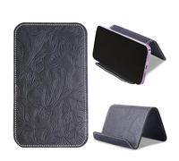 Czzmy Porte-téléphonie Airplane, Travel Essentials Airplane Phone Solder Flexible Plipable Portable Tablet and Cell Phone Stand Flex Flap Hédelle pour Le Bureau de Bureau du de Voyage(1-Sculpté Noir)