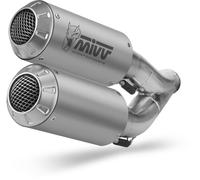 Mivv Mk3 Ducati Monster 821 2018-20/monster 1200 2017-21 D.042.sm3x Not Homologated Slip On Muffler Argenté Not Homologated