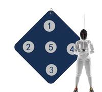d' - 33 x 33 cm Taille standard | d'entraînement de clôture murale, outil d'amélioration des compétences | Entraînement auxiliaire à domicile avec cinq Bullseyes pour et