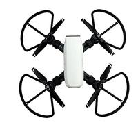 D 4 pièces Garde d'hélice à dégagement Rapide avec Kit de Protection des Jambes du Train d'atterrissage étendu Compatible avec Drones compatibles avec des modèles similaires(Black)