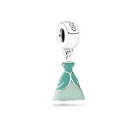 D 43 Charm Ariel La Petite Sirène Robe, Argent Sterling 925, Compatible avec Bracelet Pandora