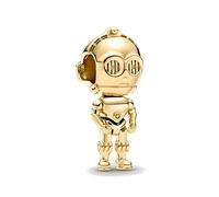 D 55 Charm C-3PO, Argent Sterling 925, Compatible avec Bracelet Pandora
