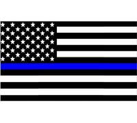 D 90x150 Cm Drapeau Ama De Police De Premier Secours, En Polyester, 3x5 Pieds, Fine Ligne Bleue Drapeau Haute Qualité ""Nipseyteko