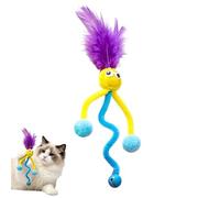 d' à chat pour chats | Bulle flexible amusante d' à chat résistante aux morsures, jouet hochet avec clochette | Pour les chatons d'intérieur jouent à mâcher mouvement et entraînement