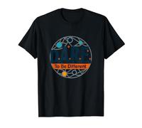 D.A.R.E. to Be Different - Art Graphique inspirant T-Shirt, Homme, Noir, XXL