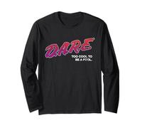 D.A.R.E. Too Cool to Be a Fool Retro 90's Anti-Drug PSA Manche Longue