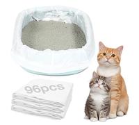 D.A.Y. Republic Sacs de litière pour chat, parfum pomme, 1 paquet, 16 sacs | S'adapte à la plupart des bacs à litière pour chat, petits et grands, faciles à jeter, hygiéniques, légèrement parfumés à la