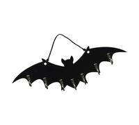 D ' accent de chauve-souris d ' Halloween, décoration murale en bois avec cinq crochets en métal pour exposition d ' entrée, organisation de petits objets, rangement gothique pour accessoires de en