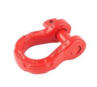 D ackle 8T/17600lbs Load Capacity, ch Tow ackle, 32T/70400lbs Breaking Strength with 7/8in Pin, Universal Towing Clevis for Vehicle Recovery, Off Road, ATV, (Red)