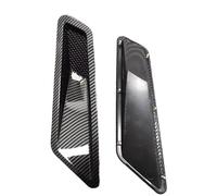 D’air décorative capot Compatible Avec Benz Pour W204 C63 Pour AMG Berline Coupé Grilles D'aération Capot Moteur Pièces Détachées Accessoires Automobiles(Carbon Fiber)