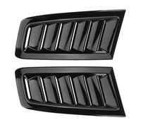 D’air décorative capot Compatible Avec Benz Pour W205 W204 W203 C200 C250 C300 2 Prises D'air Capot Avant Style RS En ABS(Black)