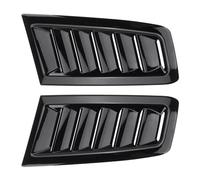 D’air décorative capot Compatible Avec Seat Pour Cordoba Pour Type 6L 2 Grilles D'aération Capot Moteur Cache-prise D'air Pièces Automobiles Noires Brillantes(Black)
