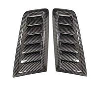 D’air décorative capot Compatible Avec Seat Pour Ibiza Pour Type 6L 2 Grilles D'aération Capot Moteur Cache D'admission D'air Pièces Automobiles Noires Brillantes(Carbon Look)