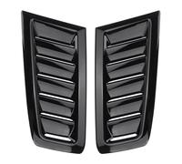D’air décorative capot Compatible Avec Seat Pour Ibiza Pour Type 6L 2 Grilles D'aération Capot Moteur Cache D'admission D'air Pièces Automobiles Noires Brillantes(Black)