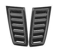 D’air décorative capot Compatible Avec VW Pour Golf MK5 MK6 MK7 Pour Passat 1 Paire Grilles D'aération Capot Avant Accessoires(Carbon fiber)