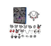 (D)Anime Disney Lilo Stitch Alloy Charm Accessories Christmas Advent Calendar Bracelet Necklace Trinket Diy Jewelry Countdown Calendar-w3