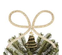 d’Arbre de Noël | Ornements de Rubans Cadeaux avec nœud à Pois Scintillants | Ornement de noël avec Longue Banderole à Carreaux, Ruban à Bord Filaire, pour Le Couloir d'entrée de la Maison, Tha