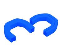 D’attelage remorque Couvercles de Crochets de remorquage Avant, 2 pièces, couvertures de remorquage, attelage de remorque de Voiture Attelage Boule et Crochet 50mm(Blue)