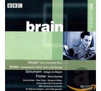 D.Brain - Mozart : Concerto 3-Britten : Sérénade pour Ténor, Cor & Cordes. [Import]