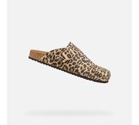 Geox Femme D Brionia R J Sandales Plates, Naturel, 37 EU