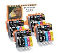 D&C 20x Cartouches d'encre compatibles pour Canon PGI-580 XXL CLI-581 XXL pour Canon Pixma TR7550 TR8550 TS6150 TS6151 TS6250 TS6251 TS8150 TS8151 TS8152 TS8250 TS8251 TS8300 TS9150 TS9155 TS9550