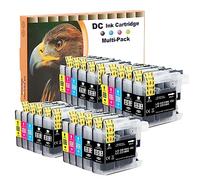 D&C 20x Cartouches d'encre pour Brother LC-221 LC-223 Compatible avec Brother DCP-J4120DW J562DW MFC-J4420DW J4425DW J4620DW J4625DW J5320DW J5600 J5620DW J5625DW J5720DW J562DW J480DW J680DW J880DW