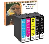 D&C 5X Cartouches d'encre compatibles pour Epson 29XL 29 pour Epson Expression Home XP-430 XP-430 XP-432 XP-435 XP-440 XP-442 XP-445 XP-452 XP-455 XP-235 XP-245 XP-247 XP-255 XP-257