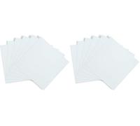 d-c-fix 6x dalle PVC adhesive murale Blanc 15x15 cm - stickers carrelage pour crédence cuisine, salle de bain - décoratif autocollant carreaux muraux (Lot de 2)