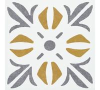 d-c-fix 6x dalle PVC adhesive murale Cubia or 15x15 cm - stickers carrelage pour crédence cuisine, salle de bain - décoratif autocollant carreaux muraux