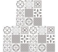 d-c-fix 6x dalle PVC adhesive murale Oriental Tuile 30x30 cm - stickers carrelage pour crédence cuisine, salle de bain - décoratif autocollant carreaux muraux (Lot de 3)