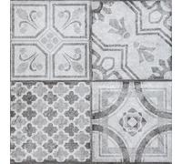d-c-fix dalle PVC adhésive sol Marocain Style - 11 pièces - imperméable autocollant - carrelage revêtement carreaux pour salle de bain, cuisine & salon 30x30 cm