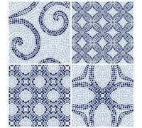 d-c-fix dalles de sol adhésives roman Mosaïque 30,5 cm x 30,5 cm - dalles PVC à coller sol de qualité - sol vinyle facile à nettoyer & ajustable