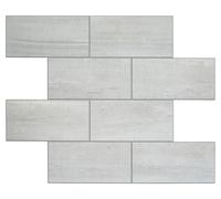 d-c-fix dalles murales adhésives Béton lot de 6 (30,5 x 30,5 cm)