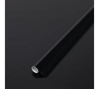 d-c-fix papier adhésif pour meuble uni-colore laque Noir - film autocollant décoratif rouleau vinyle - pour cuisine, porte - décoration revêtement peint stickers collant - 67,5 cm x 2 m