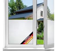 d-c-fix film fenêtre anti regard électrostatique premium gel - opaque adhésif et décoratif brise-vue cache - pour vitre, vitrage, douche - 45 cm x 1,5 m