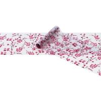 d-c-fix film fenêtre anti regard électrostatiques bordures Fleur de cerisier - opaque adhésif et décoratif brise-vue cache - pour vitre, vitrage, douche - 20 cm x 1,5 m