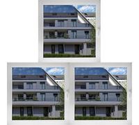 d-c-fix Film Miroir Autocollant (90x150cm) Film de Fenêtre Protection Visibilité Extérieure, Transparent à l'Intérieur (en journée) - Protection UV 99%, Film Réfléchissant (Lot de 3)