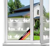 d-c-fix film fenêtre anti regard électrostatique premium Filippa 45 cm x 1,5 m - opaque adhésif et décoratif brise-vue cache occultant pour vitre, vitrage, douche