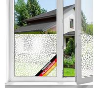 d-c-fix film fenêtre anti regard électrostatique lave 45 cm x 1,5 m - opaque adhésif et décoratif brise-vue cache occultant pour vitre, vitrage, douche